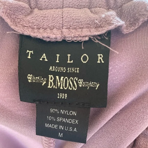 Vintage Tailor B. Moss Long Lavender Skirt with Side Slits Size Medium - Picture 2 of 5